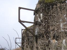 Ligne Maginot - BURE - C33 - (Casemate d'infanterie - Simple) - Les supports de l'antenne radio.