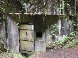 Ligne Maginot - CHENES BRULES - O4 - (Observatoire d'artillerie) - L'entrée