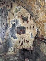 Ligne Maginot - MICHELSBERG - A22 - (Ouvrage d'artillerie) - Le blockhaus FM de défense intérieur abimé par la tentative de destruction de la galerie opéré par les allemands en 1944