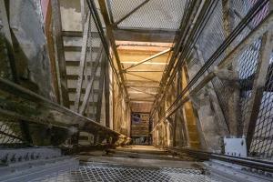 Ligne Maginot - BOUSSE - A24 - (Ouvrage d'infanterie) - Bloc entrée 
Cage du monte-charge