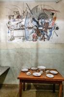 Ligne Maginot - BOUSSE - A24 - (Ouvrage d'infanterie) - Quelque part sous la Ligne Maginot peint par le Lt Roger GENDRE dans la popote des officiers