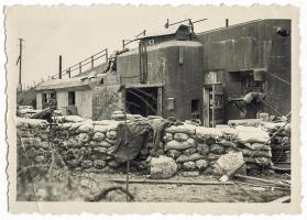 Ligne Maginot - 31/1 - PONT DE BATEAUX DE NEUF BRISACH - (Casemate d'infanterie - Double) - La façade arrière de la casemate