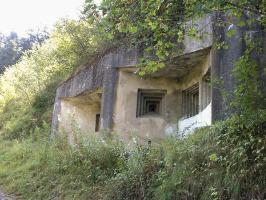Ligne Maginot - CAVE A CANON - (Ouvrage d'infanterie) - Vue de la façade