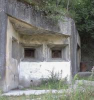 Ligne Maginot - CAVE A CANON - (Ouvrage d'infanterie) - Vue de la façade