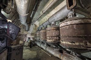 Ligne Maginot - HOBLING - A23 - (Ouvrage d'infanterie) - Juste derrière la cuisine, se situe la salle de neutralisation/ventilation