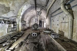 Ligne Maginot - HOBLING - A23 - (Ouvrage d'infanterie) - Voici l'usine électrique, elle a malheureusement subi les pillages successifs.