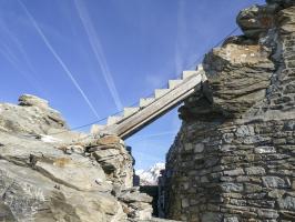 Ligne Maginot - REDOUTE RUINEE - (Ouvrage d'infanterie) - Escalier d'accès à l'observatoire, construit lors des travaux de 1935
