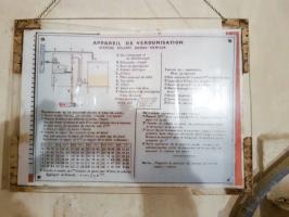 Ligne Maginot - BOUSSE - A24 - (Ouvrage d'infanterie) - Notice de Verdunisation; traitement de l'eau au chlore