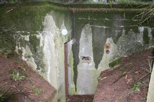 Ligne Maginot - DB7 - (Blockhaus pour canon) - Accès porte