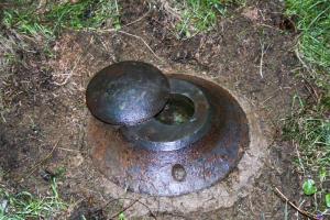 Ligne Maginot - DB7 - (Blockhaus pour canon) - Volet périscope