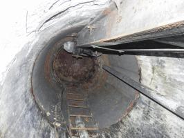 Ligne Maginot - TRESSANGE - C32 - (Casemate d'infanterie - Simple) - Le puits de la cloche GFM.