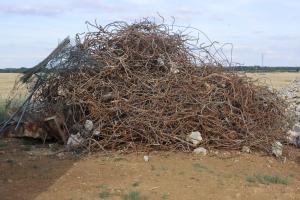 Ligne Maginot - DB5 - (Blockhaus pour canon) - Le blockhaus après destruction 
Juillet 2022