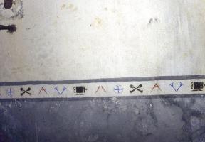Ligne Maginot - FOND D'HAVANGE - C34 - (Casemate d'infanterie - Simple) - L'étage inférieur
Frise murale dans l'usine