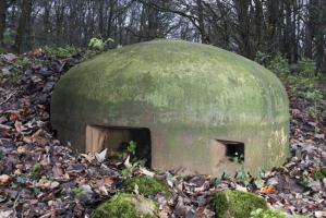 Ligne Maginot - Casemate du Gros Bois - Cloche de jumelage de mitrailleuses 