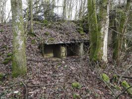 Ligne Maginot - GROS BOIS - C35 - (Casemate d'infanterie - Simple) - Les niches à mines et à matériels.