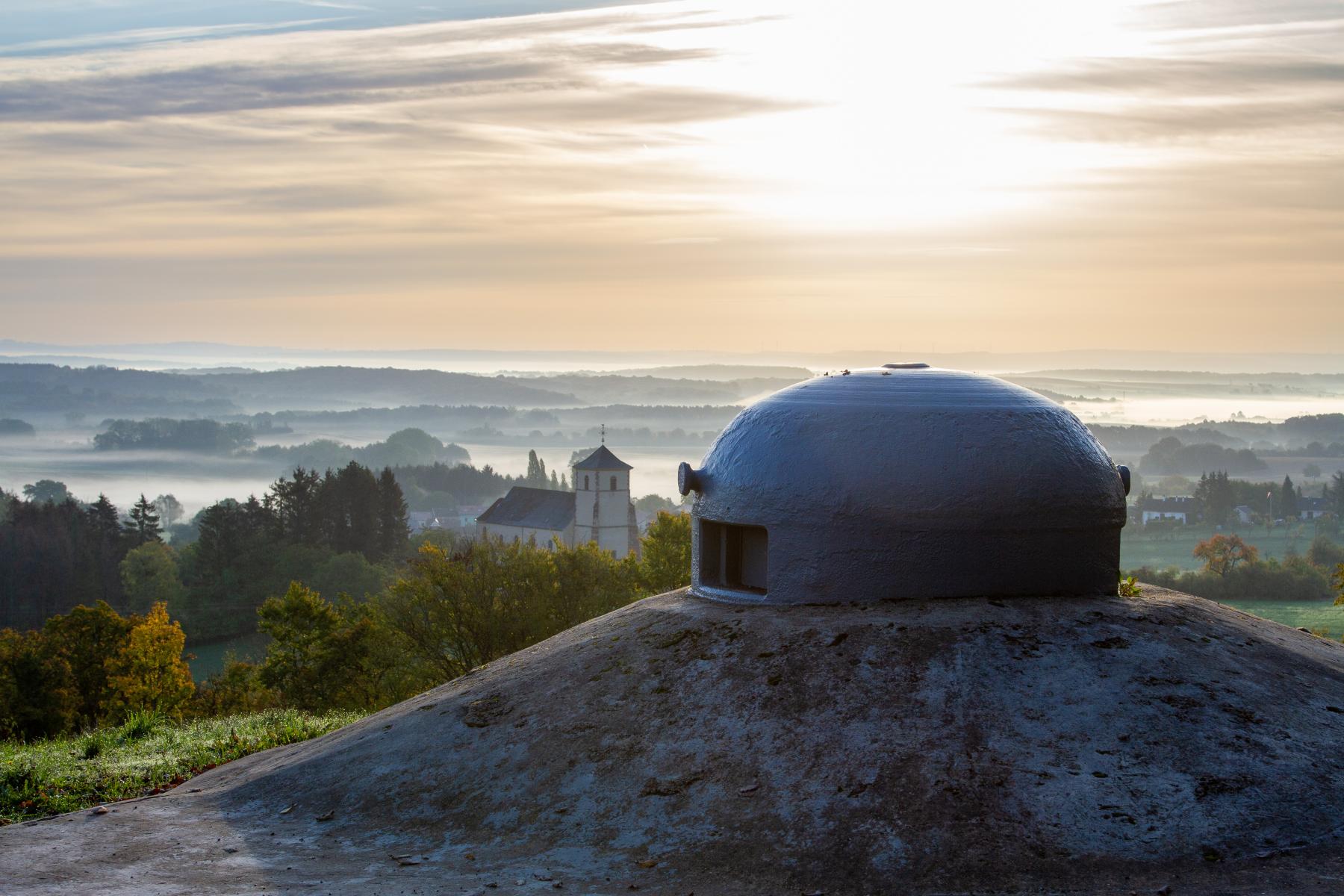 Ligne Maginot - WE octobre 2022 - Vue de la campagne environnante depuis l'observatoire des chênes brulés