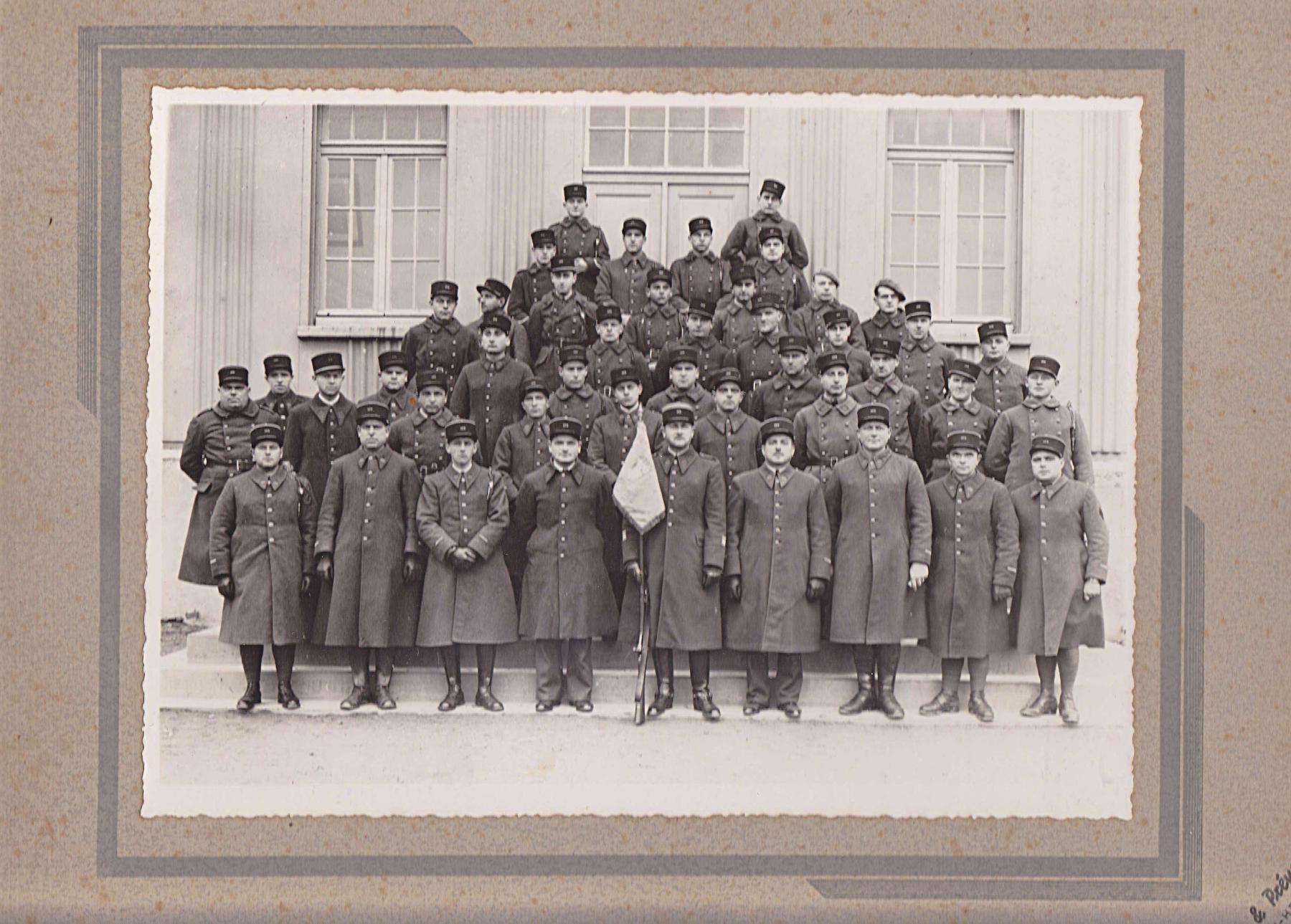 Ligne Maginot - 162° Régiment d'Infanterie de Forteresse (162° RIF) - Photo prise au camp de Boulay
