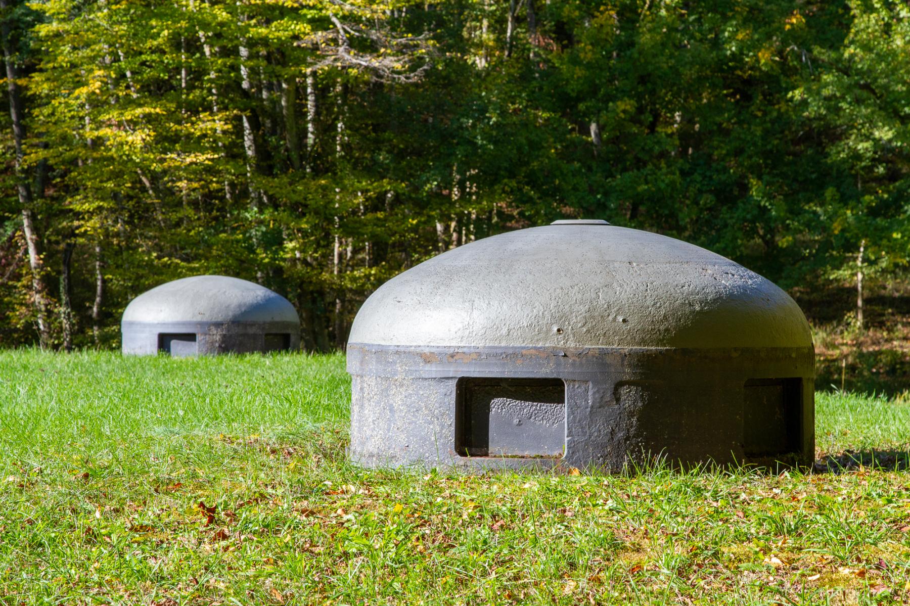 Ligne Maginot - BICHEL SUD - X19 - (Abri) - Vue des deux cloches GFM
