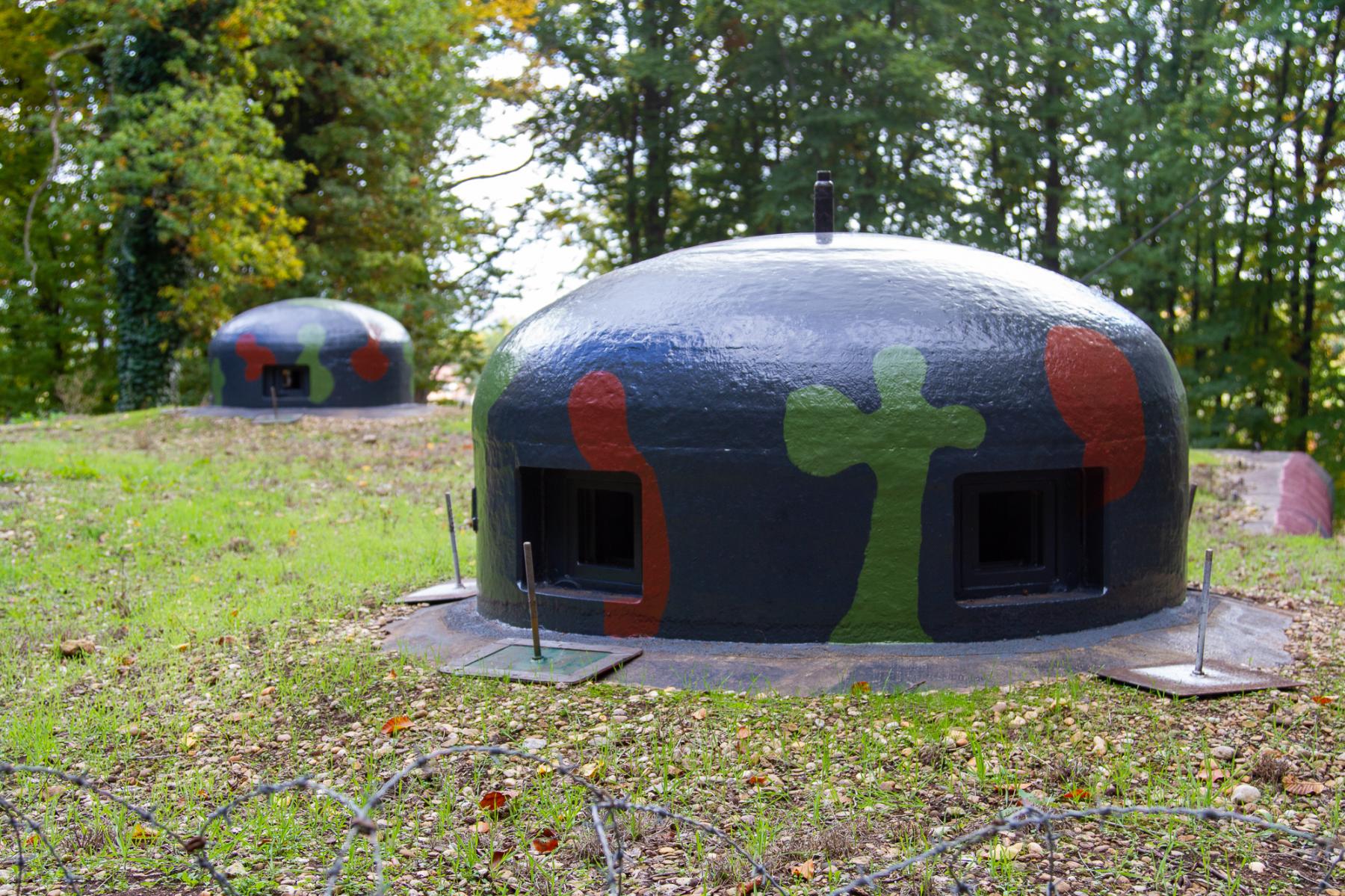 Ligne Maginot - HUBERBUSCH SUD - C59 - (Casemate d'infanterie - Simple) - Cloches GFM  - Michel Teiten