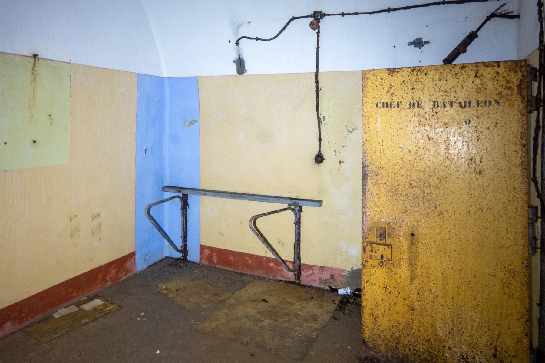 Ligne Maginot - ROTHERBERG - X30 (QUARTIER FREISTROFF - II/162°RIF) - (Abri) - Chambre du chef de bataillon - Michel Teiten