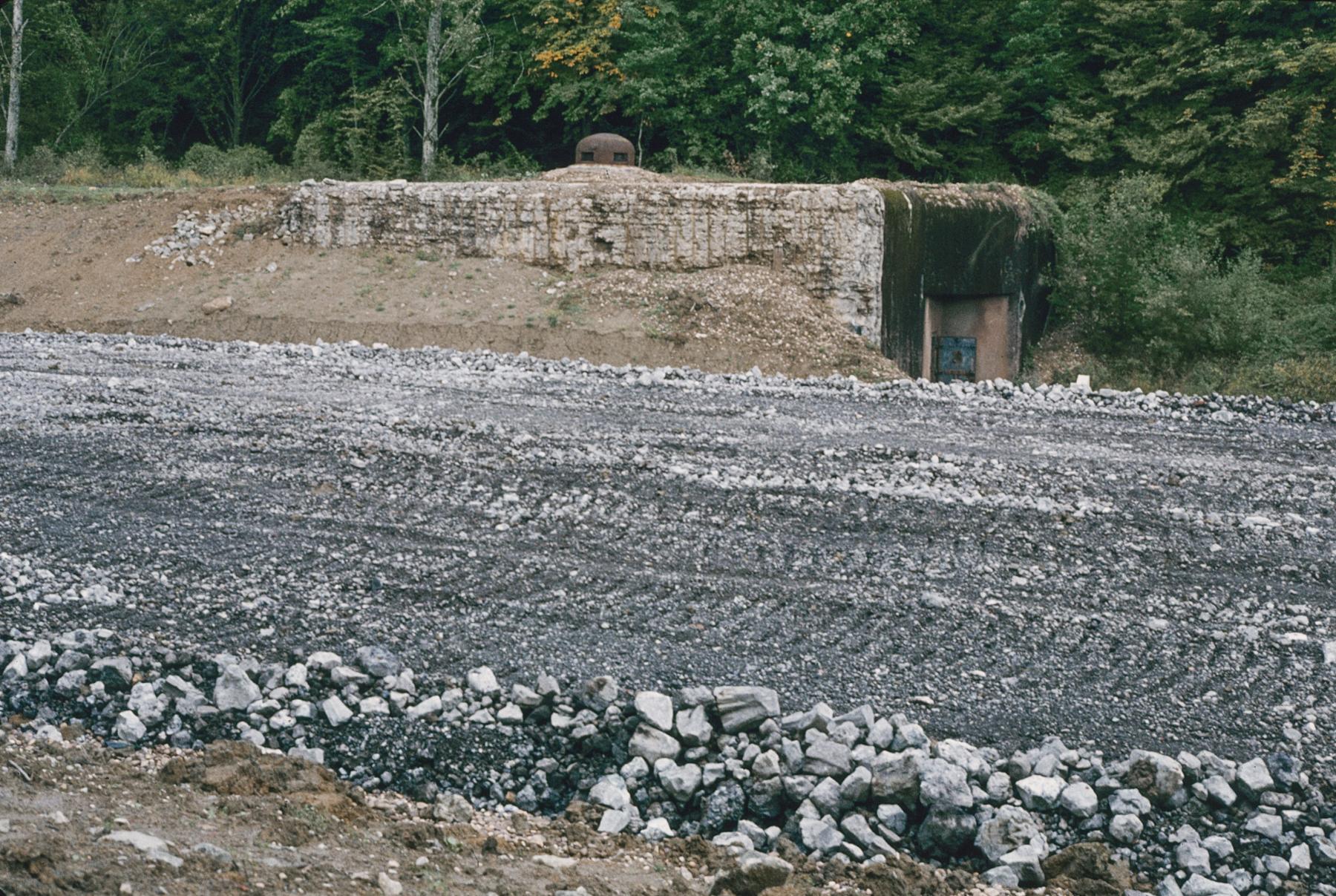 Ligne Maginot - BOIS DE KANFEN - X5 - (Abri) - Lors de la démolition partielle - MANSUY Michel