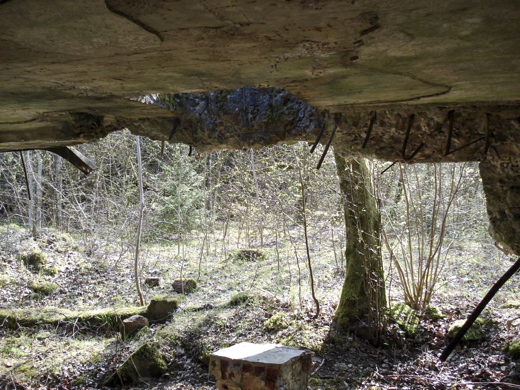 Ligne Maginot - MF20 - W - BOUCHON DES RAPPES - (Poste GRM - Maison Forte) - Vue vers l'arrière
