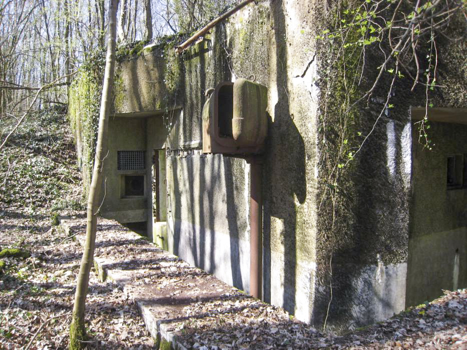 Ligne Maginot - BOIS DE TAPPE EST  - C6 - (Casemate d'infanterie) - Coté entrée