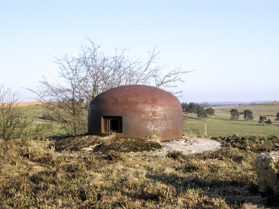 Ligne Maginot - JALAUMONT OUEST - C9 - (Casemate d'infanterie - Simple) - Le dessus de la casemate vue de la cloche GFM