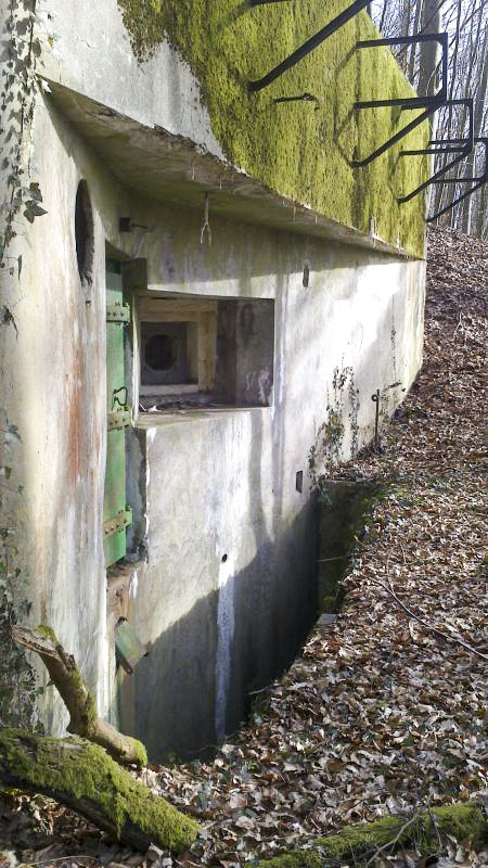 Ligne Maginot - CHENES BRULES - X23 - (Abri) - Coffre Sud
Le fossé diamant