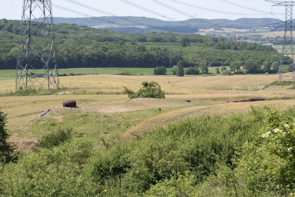 Ligne Maginot - BOVENBERG - BCA2 - (Casemate d'artillerie) - Vue des dessus