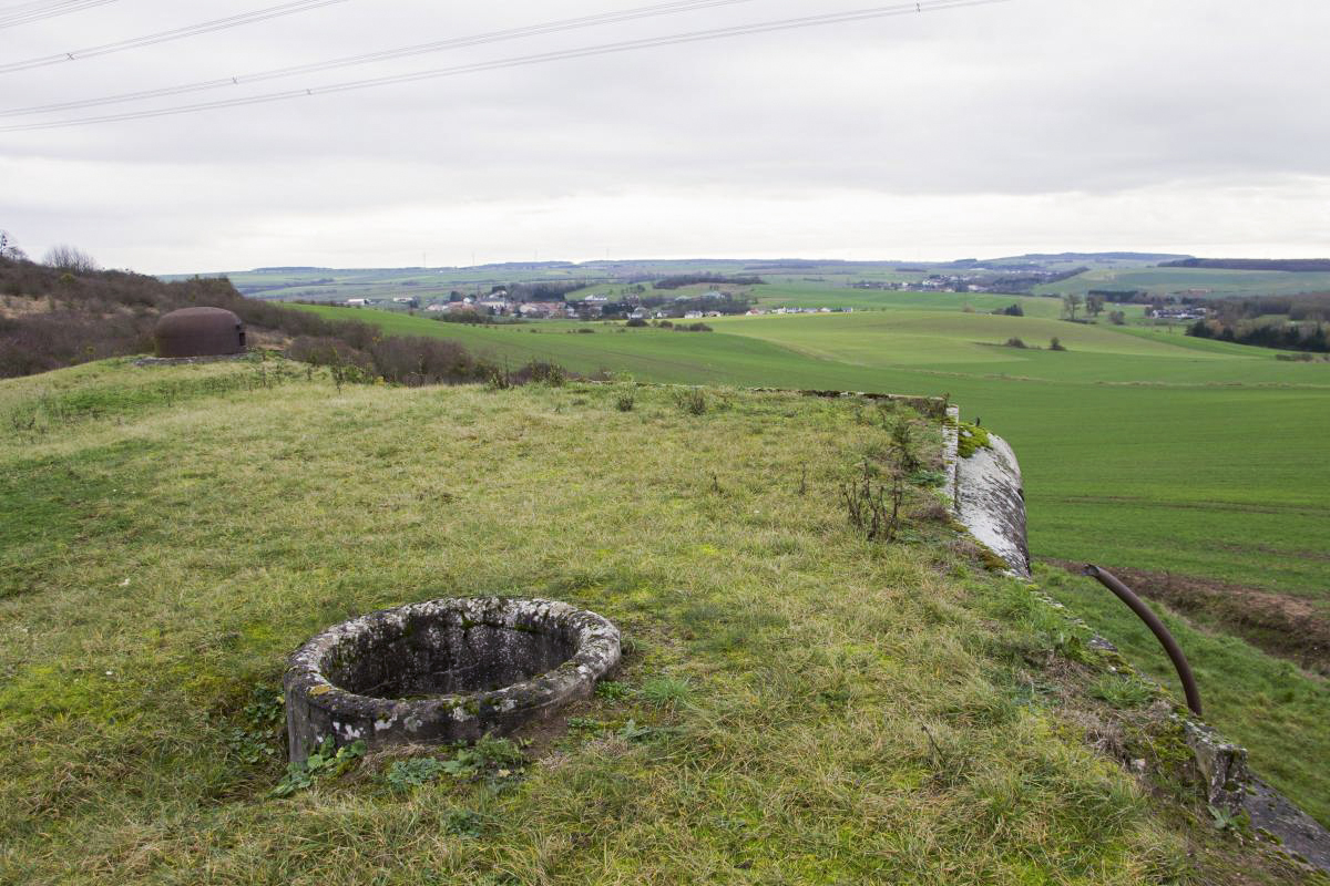 Ligne Maginot - BOVENBERG - BCA2 - (Casemate d'artillerie) - Vue depuis le dessus de la dalle