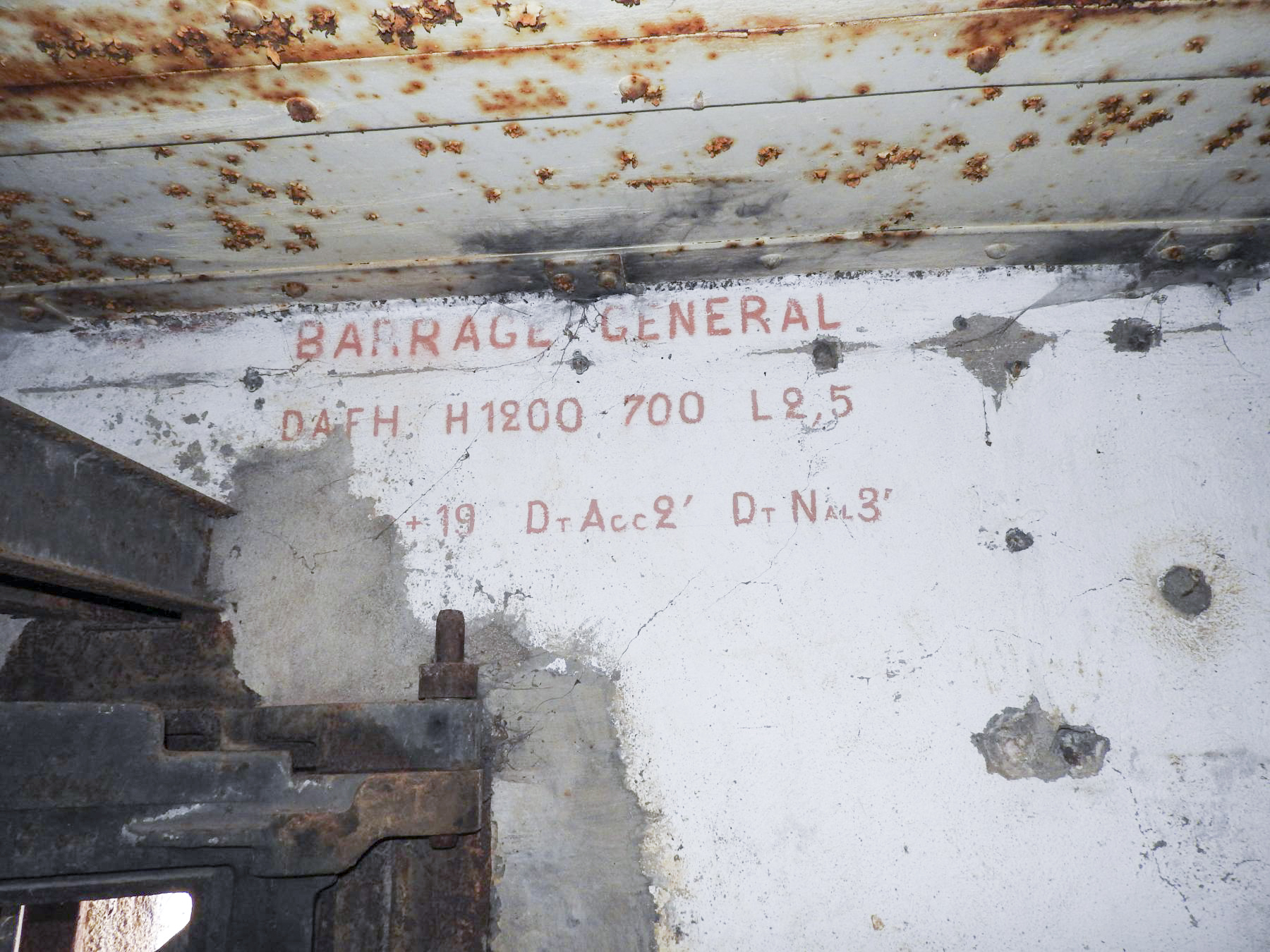 Ligne Maginot - BURE - C33 - (Casemate d'infanterie - Simple) - Les consignes de tir. - STENGER Mathieu