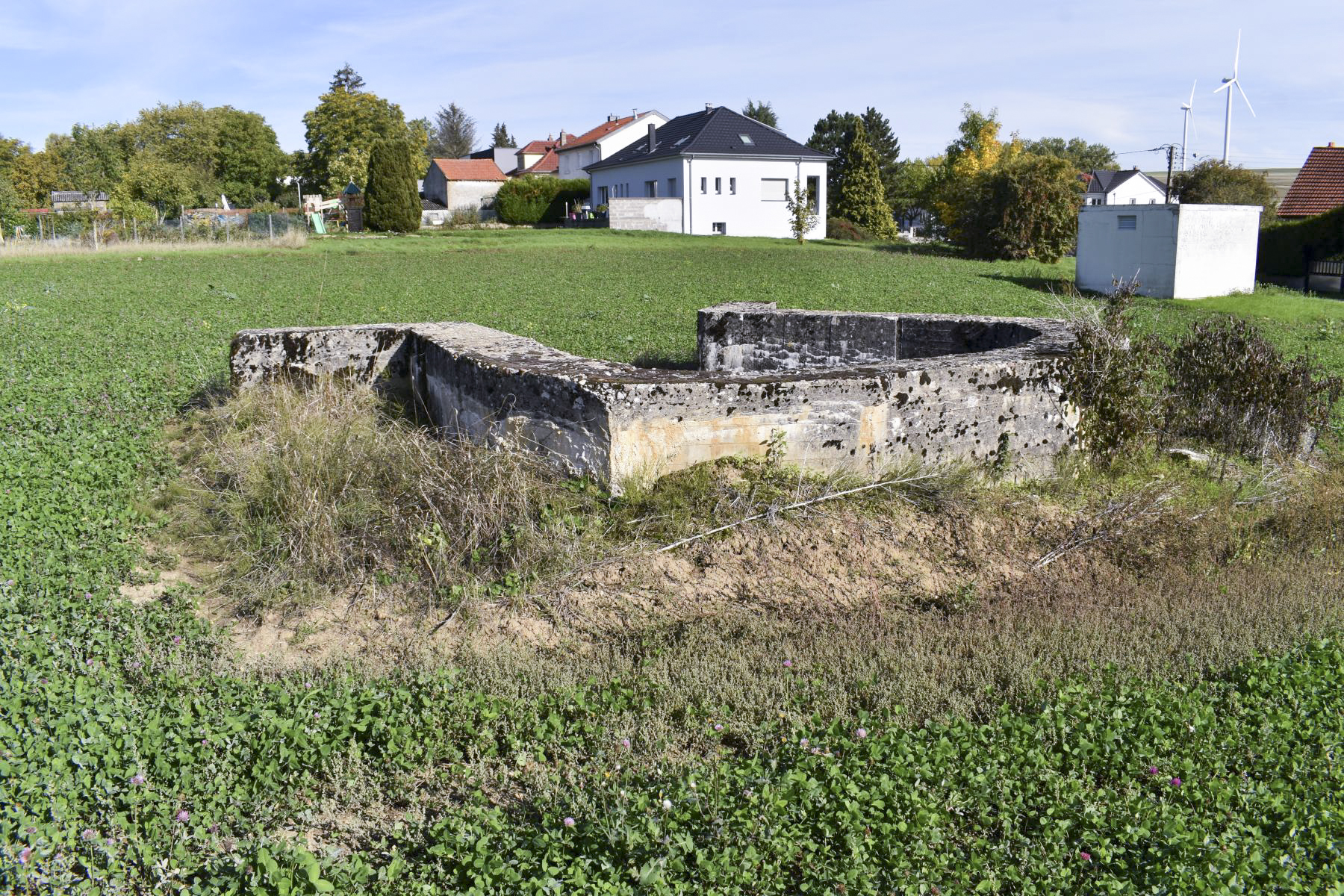 Ligne Maginot - HAGEN SUD 2 - (Blockhaus de type indéterminé) - Vue coté nord/nord-ouest - Daniel Froehly