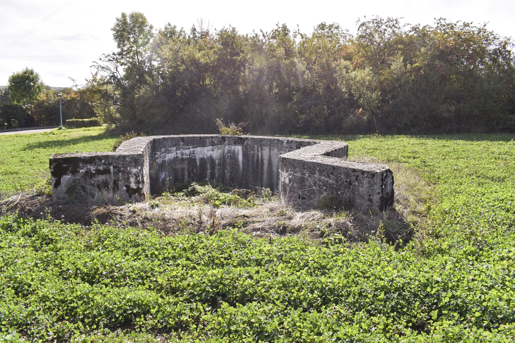 Ligne Maginot - HAGEN SUD 2 - (Blockhaus de type indéterminé) - Vue coté entrée coté nord/nord-est - Daniel Froehly