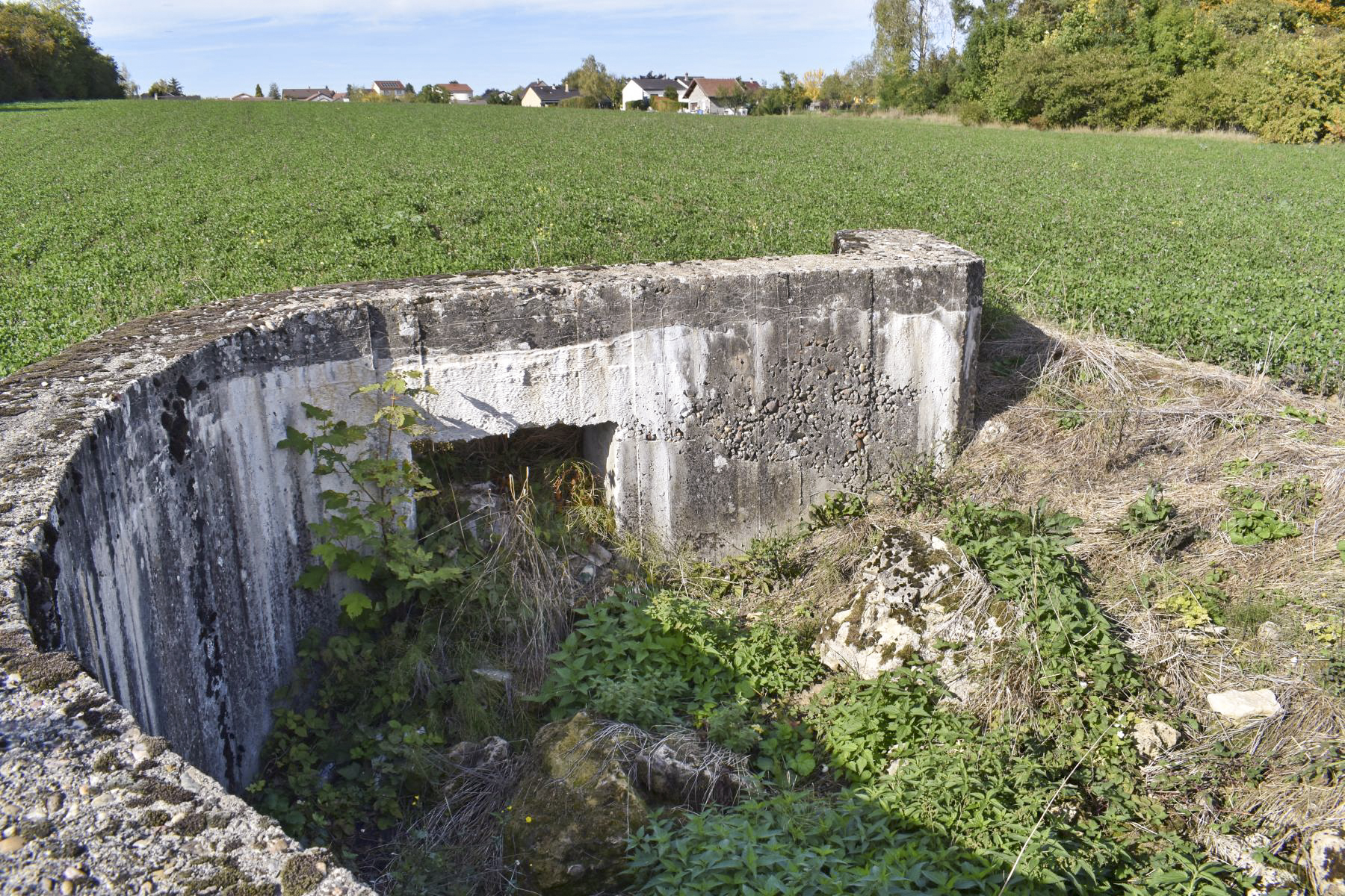 Ligne Maginot - HAGEN SUD 2 - (Blockhaus de type indéterminé) - Vue intérieure côté nord/nord-ouest - Daniel Froehly