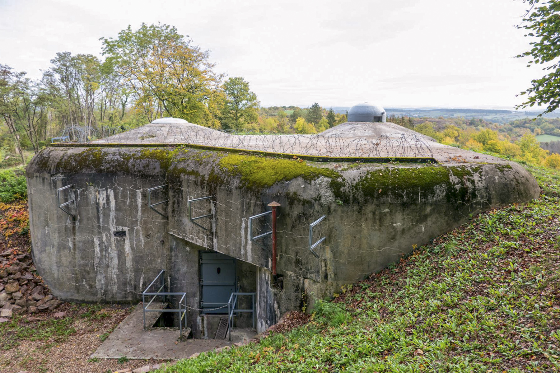 Ligne Maginot - CHENES BRULES - O4 - (Observatoire d'artillerie) - Façade arrière de l'observatoire - Michel Teiten