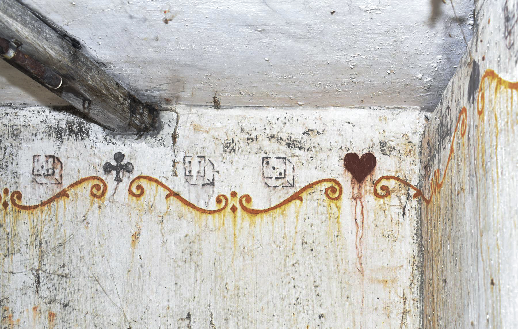 Ligne Maginot - GAEL (161° RIF) - (PC de Sous-Secteur) - Coté infanterie
Détail de la fresque du couloir - Daniel Froehly