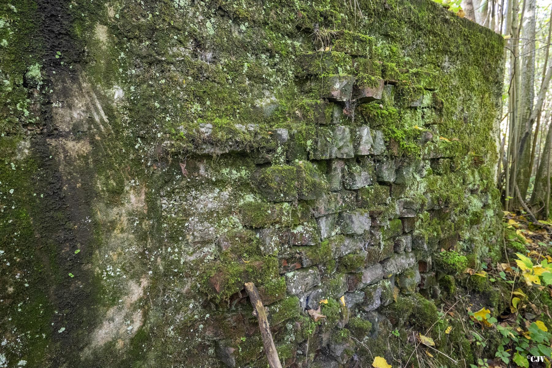 Ligne Maginot - BEF 313A - LES BRUYERES OUEST - (Blockhaus pour arme infanterie) - Le mur de camouflage en briques - Lia VERMEULEN