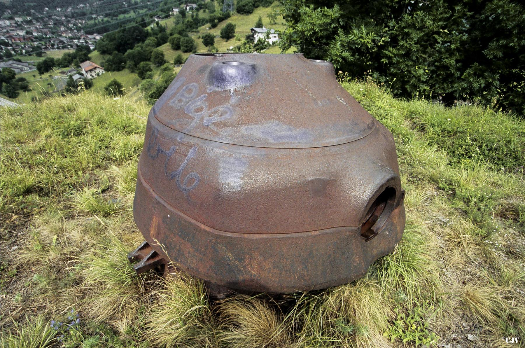 Ligne Maginot - CHATELARD (TD N° 597) - (Cuve pour arme d'infanterie) - 