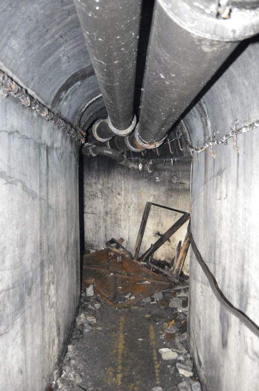 Ligne Maginot - CAVE A CANON - (Ouvrage d'infanterie) - Couloir vers sous-sol