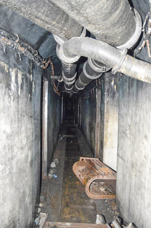 Ligne Maginot - CAVE A CANON - (Ouvrage d'infanterie) - Couloir principal