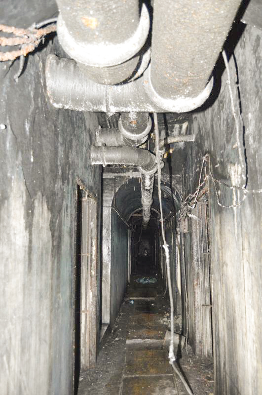Ligne Maginot - CAVE A CANON - (Ouvrage d'infanterie) - Couloir principal
