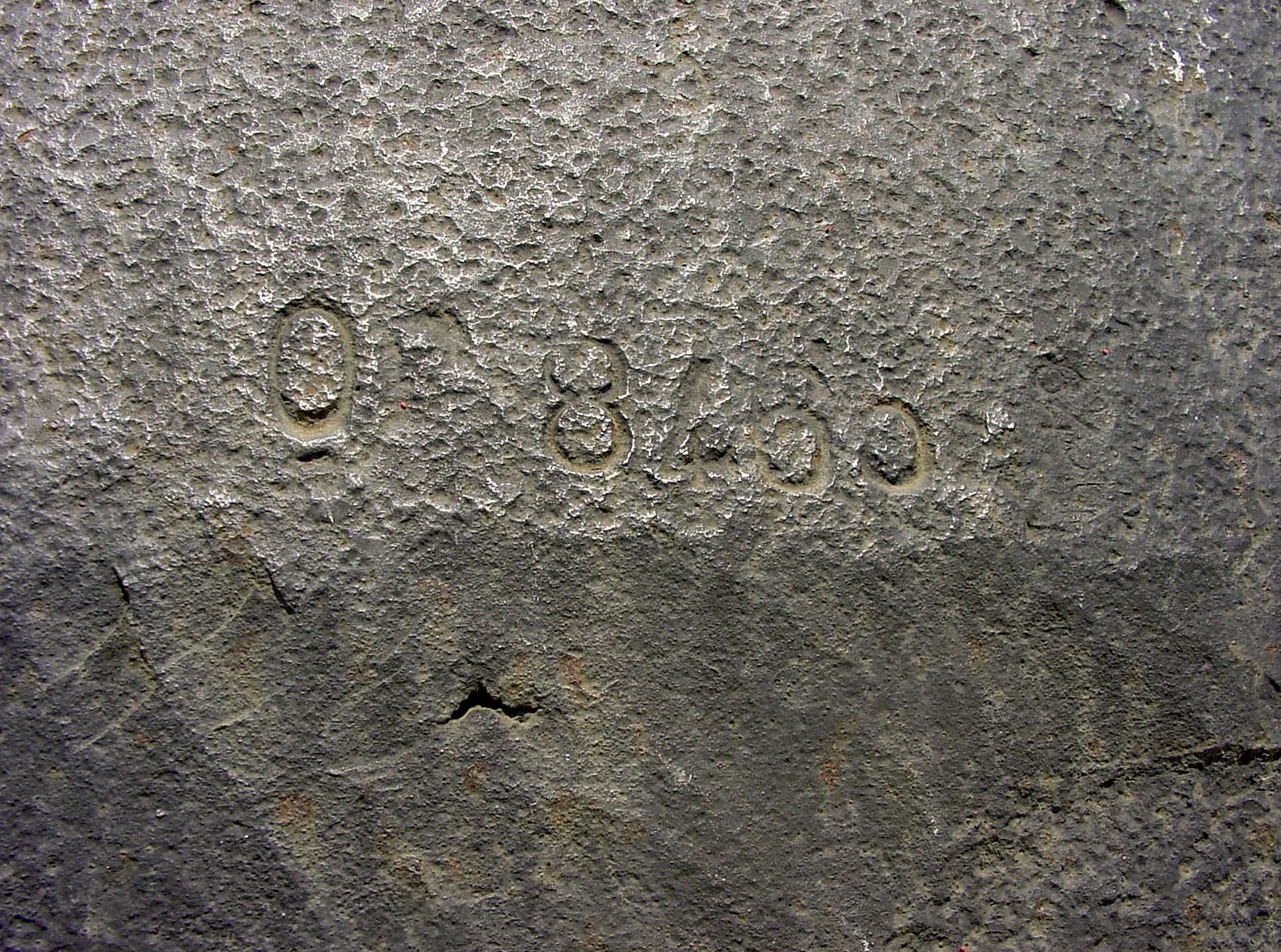 Ligne Maginot - ISING - X28 (QUARTIER FERANGE EBERSVILLER - I/164° RIF) - (Abri) - Marquage sur une des GFM - Sylvie Laure LAMBERT