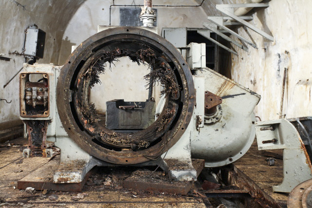 Ligne Maginot - HOBLING - A23 - (Ouvrage d'infanterie) - Vestiges dans l'usine électrique.