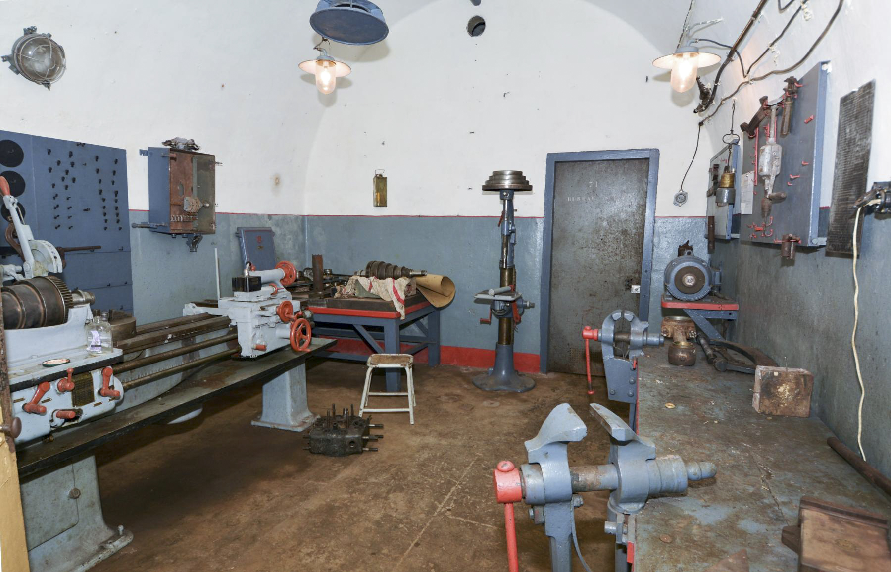 Ligne Maginot - BOUSSE - A24 - (Ouvrage d'infanterie) - L'atelier de l'ouvrage - Pascal Lambert