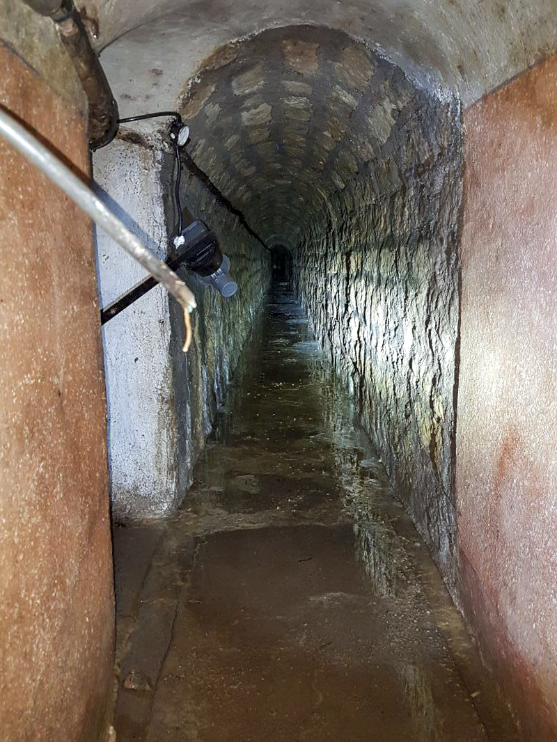 Ligne Maginot - BOUSSE - A24 - (Ouvrage d'infanterie) - L'égout visitable