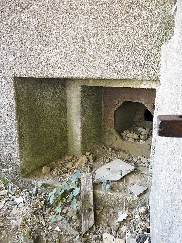 Ligne Maginot - ROUTE D'OTTANGE EST - C31 - (Casemate d'infanterie - Simple) - Créneau de défense rapprochée pour FM - Sylvie Laure LAMBERT