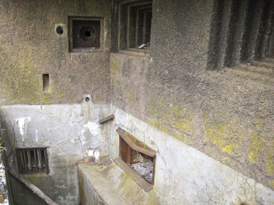 Ligne Maginot - FOND D'HAVANGE - C34 - (Casemate d'infanterie - Simple) - Le créneau pour mortier de 50 mm mle 35