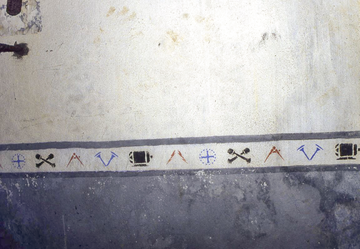 Ligne Maginot - FOND D'HAVANGE - C34 - (Casemate d'infanterie - Simple) - L'étage inférieur
Frise murale dans l'usine