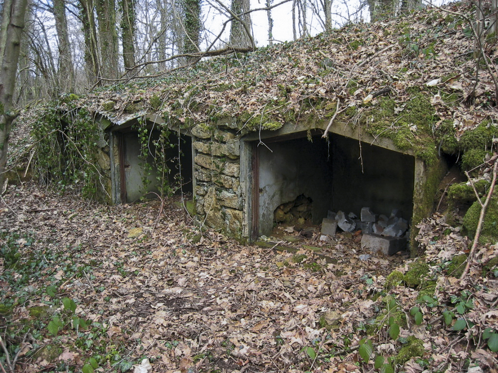Ligne Maginot - GROS BOIS - C35 - (Casemate d'infanterie) - Niches à mines à proximité de la casemate
